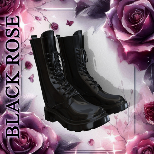 PVC Combat Boots