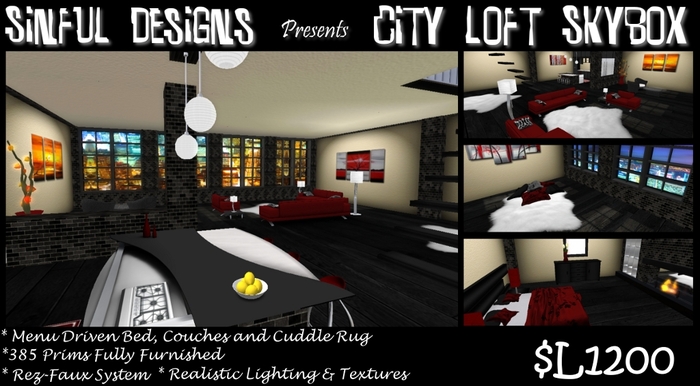 City Loft Skybox (Fully Furnished)Boxed