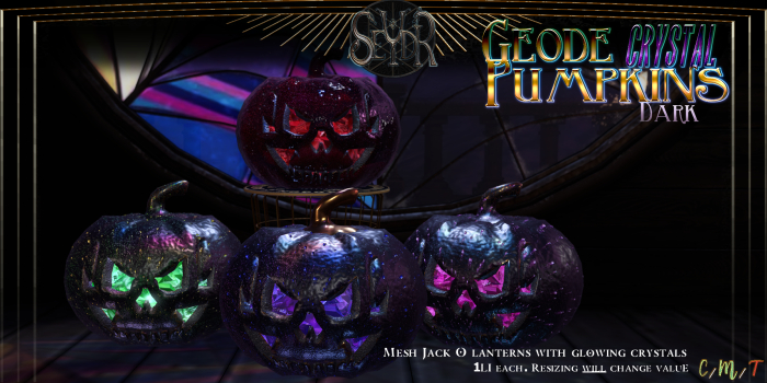 [Seydr] Geode Pumpkins: Dark