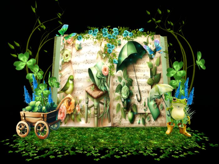 MC St Patrick Garden Book Alive