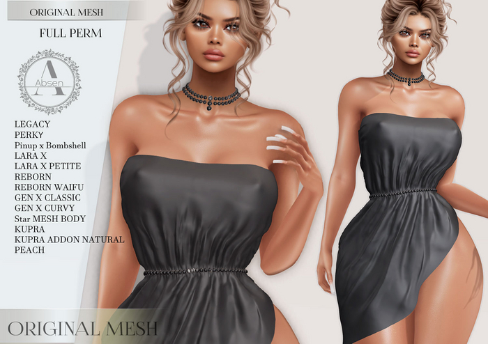 7683 **ABSEN** F-2095 DRESS+NECL  FULL PERM