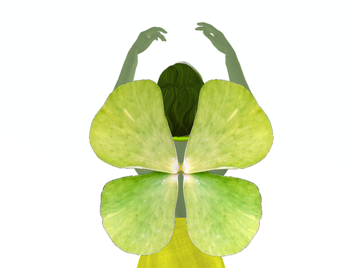 Lucky Four Leaf Clover Wings Freebie
