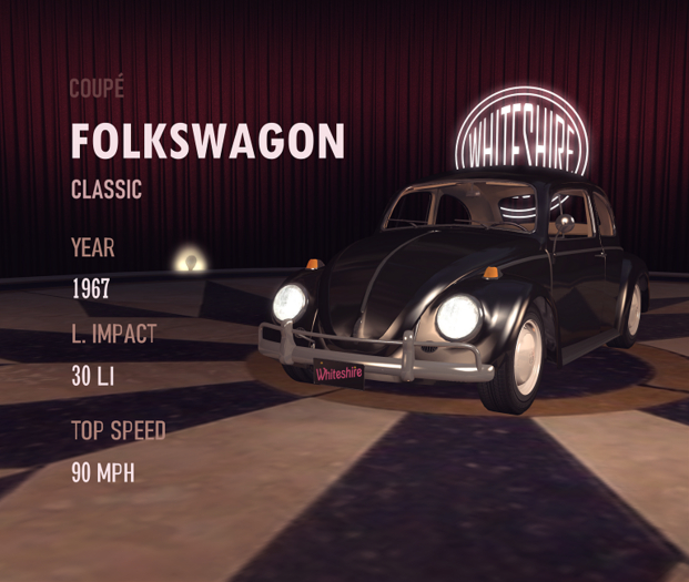 {Whiteshire} 1967 Folkswagon Classic