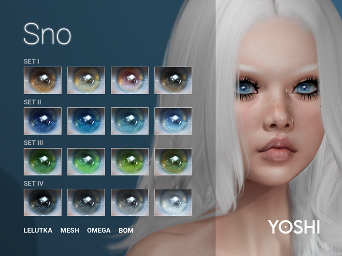 YOSHI - Fantasy Eyes Set - Sno Eyes - FatPack