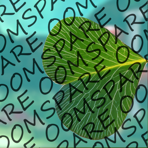 Glowing Green Leaf Clover Wing Texture