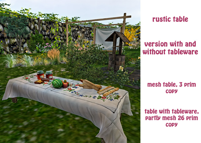 *Heart* - Rustic Table and Tableware