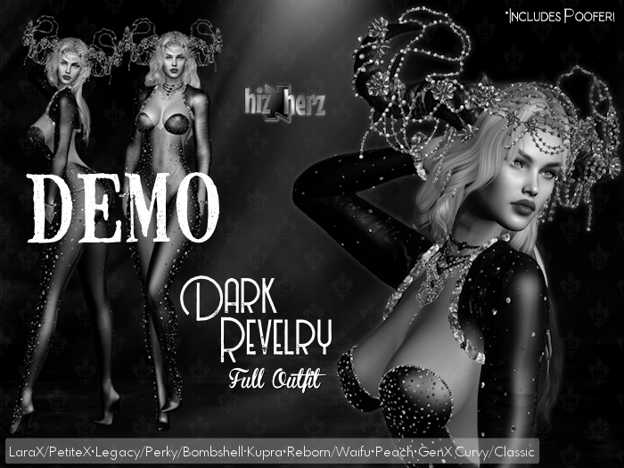 hizNherz Dark Revelry Bodysuit DEMO