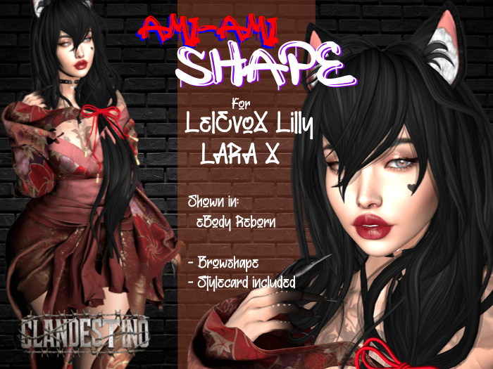 .::CLANDESTINO::. AMI-AMI SHAPE FOR LELEVOX LILLY & MAITREYA
