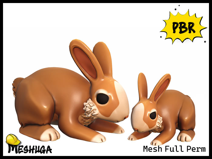 Meshuga PBR Easter Rabbit FULL PERM MESH