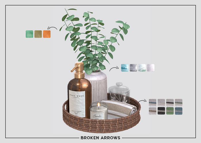 BROKEN ARROWS - Lily Basket - Brown 