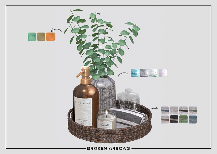 BROKEN ARROWS - Lily Basket - Dark