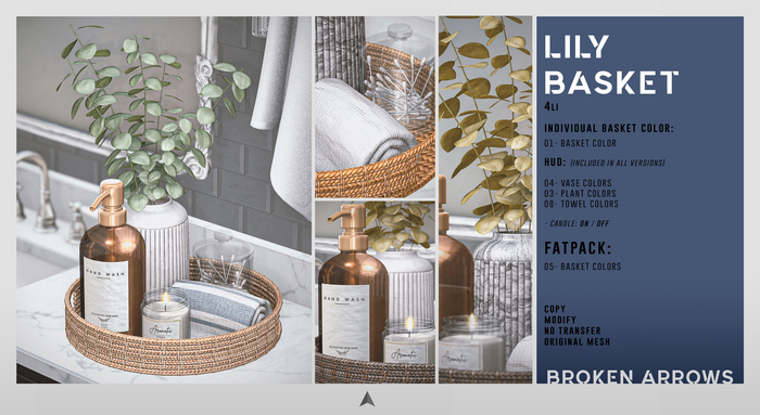 BROKEN ARROWS - Lily Basket - FATPACK 