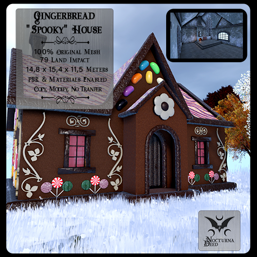 Gingerbread "Spooky" House <ND> 