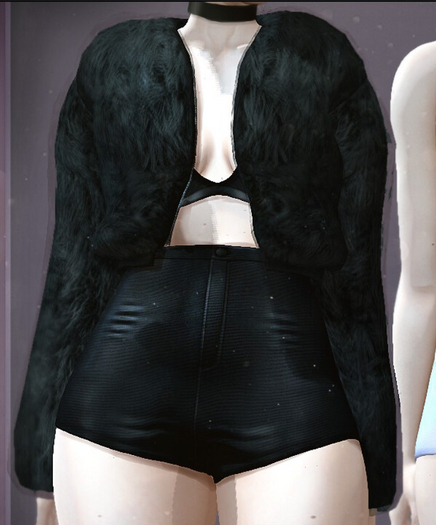 -Pixicat- Sassy.Jacket - Dark (Maitreya) RARE