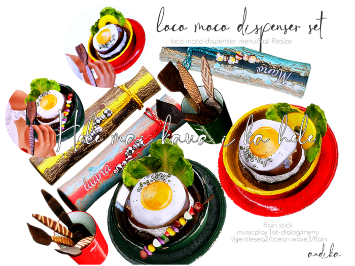 01//wear//andika[Hele mai kaua i ka hele]LocoMoco Set