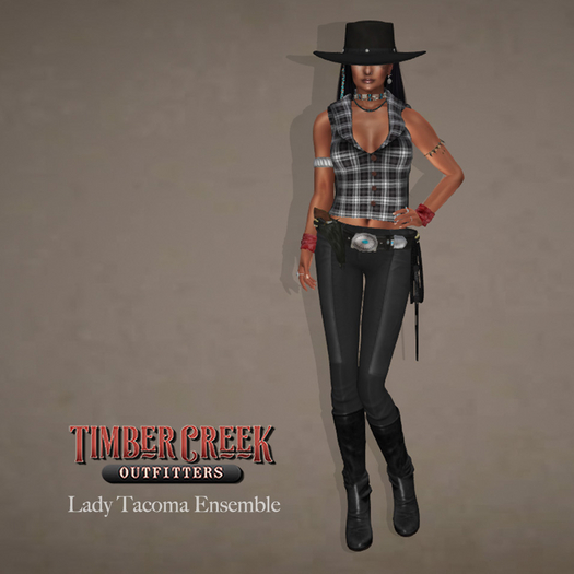 [Timber Creek] Lady Tacoma Ensemble-Black