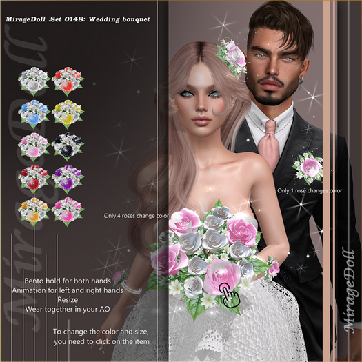 MirageDoll .Set 0148: Wedding bouquet
