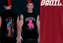 [GL - inc.] - Timothy TankTop Dark Red Gift