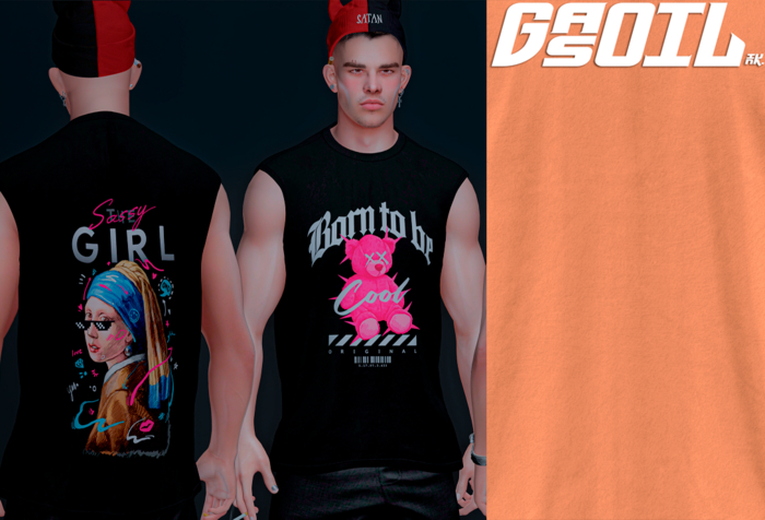 [GL - inc.] - Timothy TankTop Orange