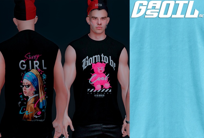 [GL - inc.] - Timothy TankTop Azure