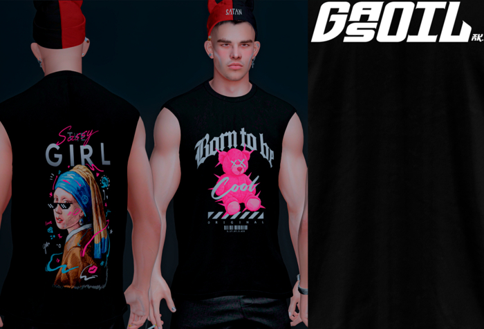 [GL - inc.] - Timothy TankTop Black