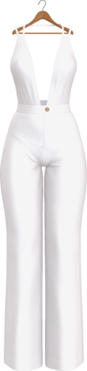May24 - Dulcea Jumpsuit White - M.LaraX, Legacy/Perky/Bombshell, Kupra, Reborn/Waifu, GenX Classic/Curvy