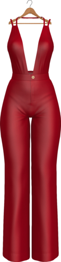 May24 - Dulcea Jumpsuit Cherry Red - M.LaraX, Legacy/Perky/Bombshell, Kupra, Reborn/Waifu, GenX Classic/Curvy