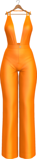 May24 - Dulcea Jumpsuit Hot Orange - M.LaraX, Legacy/Perky/Bombshell, Kupra, Reborn/Waifu, GenX Classic/Curvy