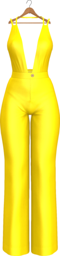 May24 - Dulcea Jumpsuit Yellow - M.LaraX, Legacy/Perky/Bombshell, Kupra, Reborn/Waifu, GenX Classic/Curvy
