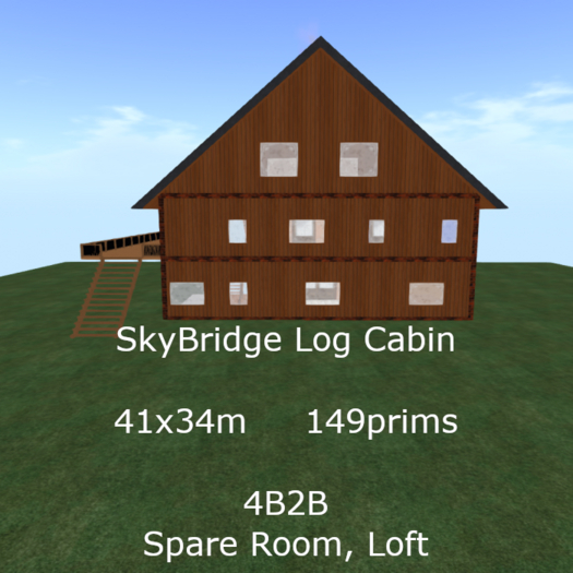SkyBridge Log Cabin