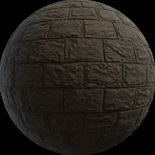 PBR Material - concrete_block_wall