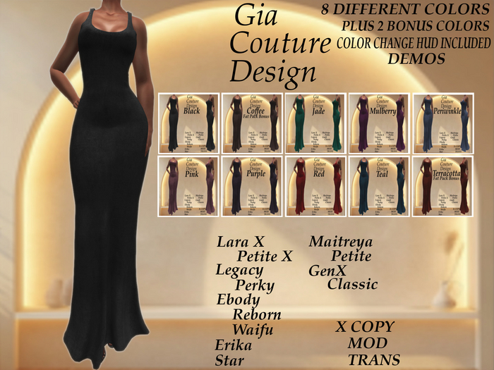 "GCD" Taunja Long Velvet Dress DEMOS