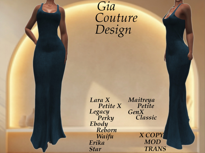 "GCD" Taunja Long Velvet Dress Teal