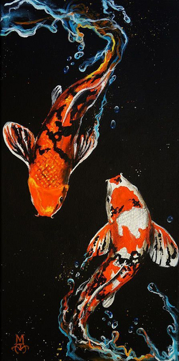 Coi Fish (L) Wall Art