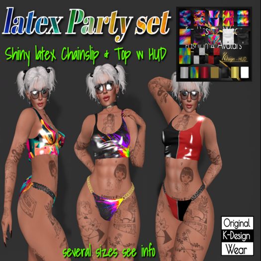 Latex Party Set w HUD - ADD