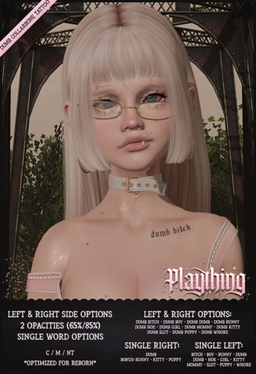 Plaything - Dumb Collarbone Tattoo
