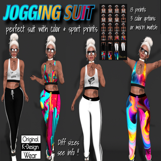 JOGGING SUIT w HUD- ADD