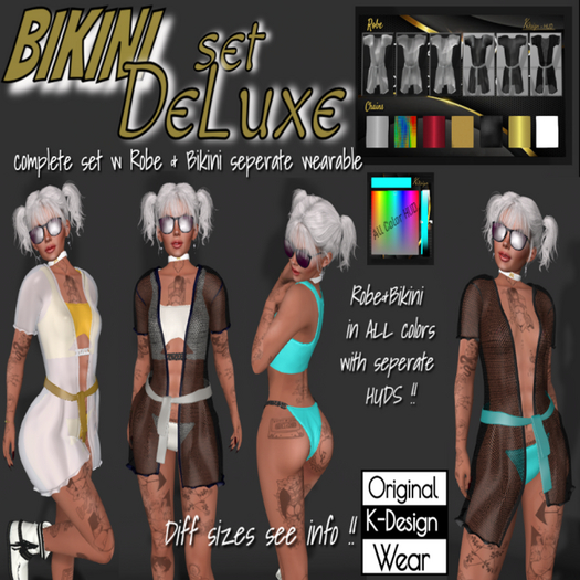 BIKINI set DeLUXE w HUD - ADD