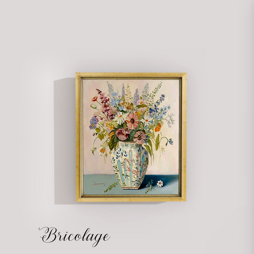 Bricolage Fiddlehead Still Life