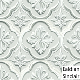 Quatrefoil Plaster Medallions Seamless Texture