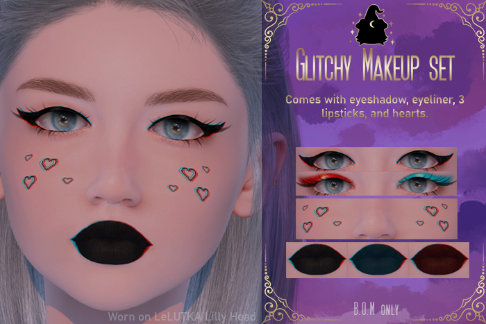 *K* Glitchy Makeup set