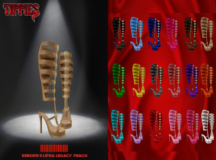 TIPPIES. Trinity Heels In Nude