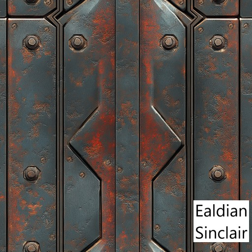 Heavy Steel Panel Seamless Texture