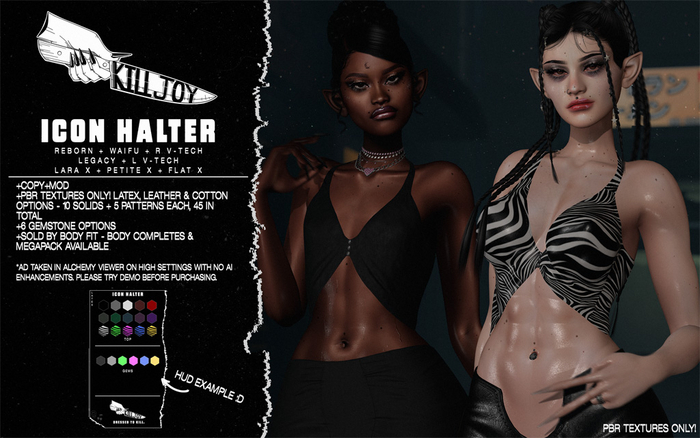 KILLJOY Icon Halter MEGAPACK [PBR Only]
