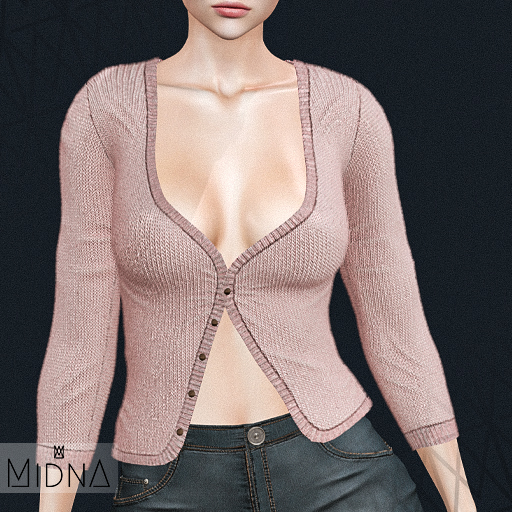 MIDNA - Anne Cardigan V2 - ROSE [ADD]