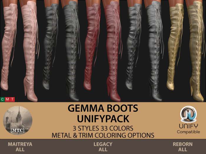 [MTC] Gemma Boots Unifypack