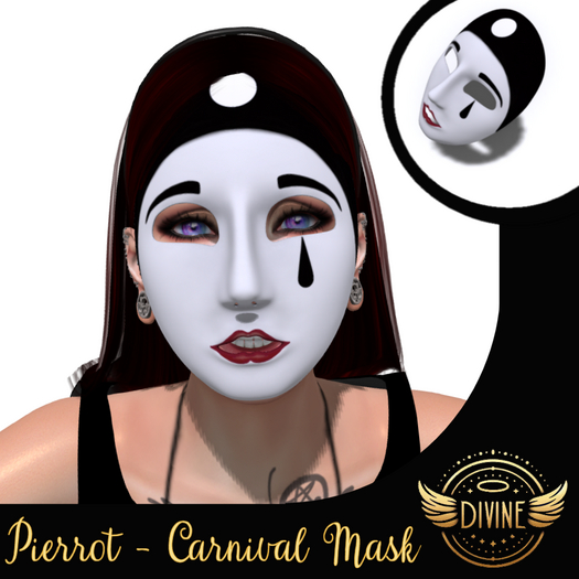 .:: DIVINE ::. Pierrot Carnival Mask