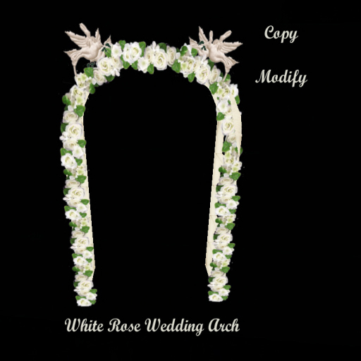 White Rose Wedding Arch *CHB*