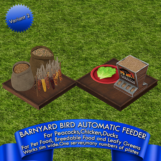 *TenderCare* Barnyard Birds Feeder Variant 2 (Birds)