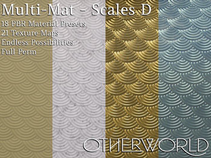 Otherworld PBR Multi-Material - Scales D CMT